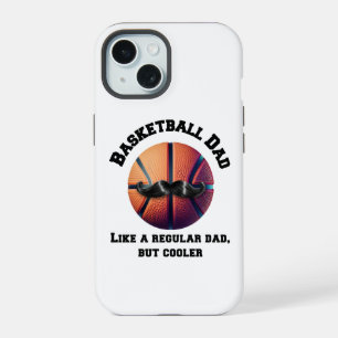 Coque iPhone 15 Papa de basket-ball
