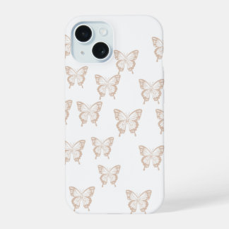 Coque iPhone 15 Papillon