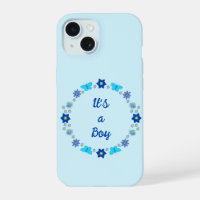 Papillons et Fleurs Bleus pour Garçon Personnalisé