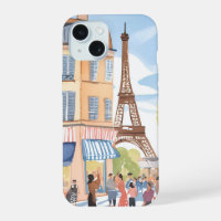Paris France Tour Eiffel | Aquarelle Européenne
