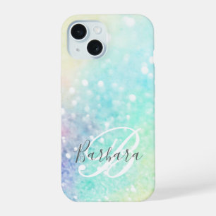 Coque iPhone 15 Parties scintillant Holographique Glam Colorful Mo