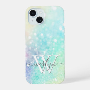 Coque iPhone 15 Parties scintillant Holographique Glam Colorful Mo