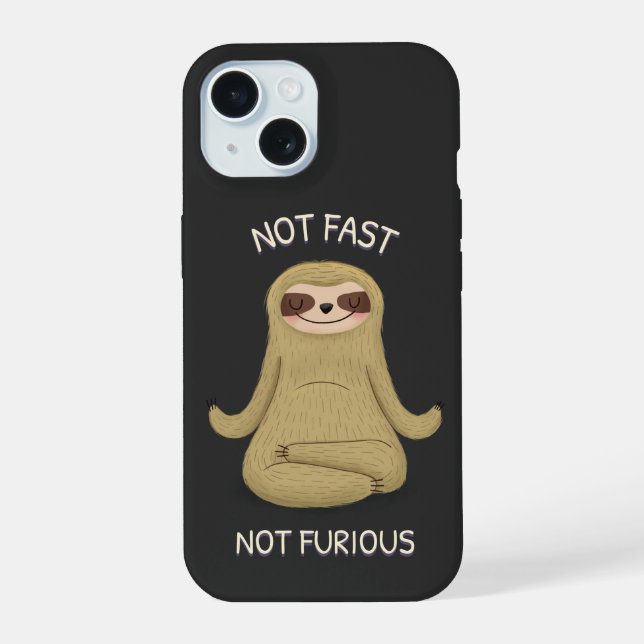 Coque iPhone 15 Pas Vite Pas Furieux (Verso)