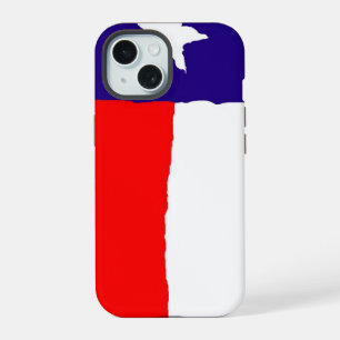 Coque iPhone 15 Pavillon d'état Pop Art Texas