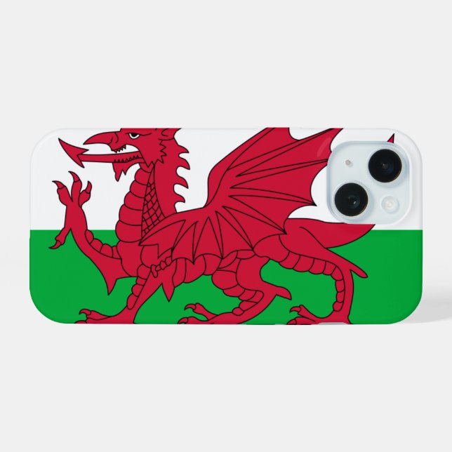 Coque iPhone 15 Pays de Galles (Verso Horizontal)