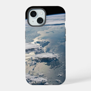 Coque iPhone 15 Paysages nuageux autour de Sumatra, Indonésie.