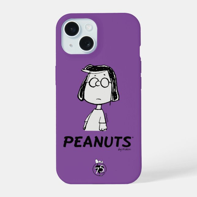 Coque iPhone 15 Peanuts Persistance | Marcie (Verso)
