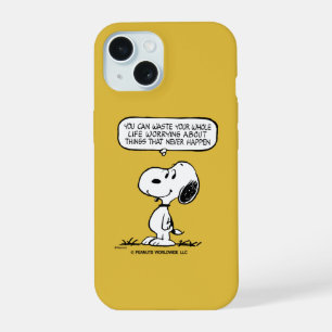 Coque iPhone 15 Peanuts Snoopy Vous ne pouvez pas gâcher toute v