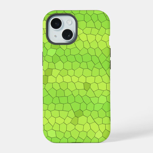 Coque iPhone 15 Peau d'iguane (Verso)
