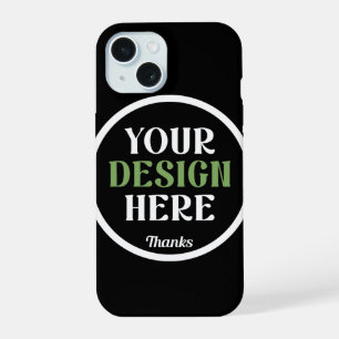 Coque iPhone 15 personnalisé, unique, élégant et minimaliste kiss