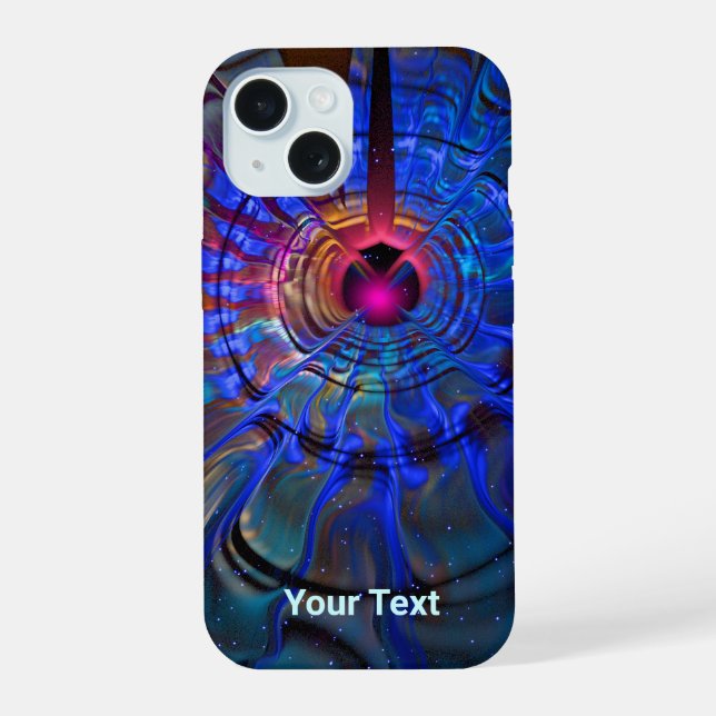 Coque iPhone 15 Perturbation (Verso)