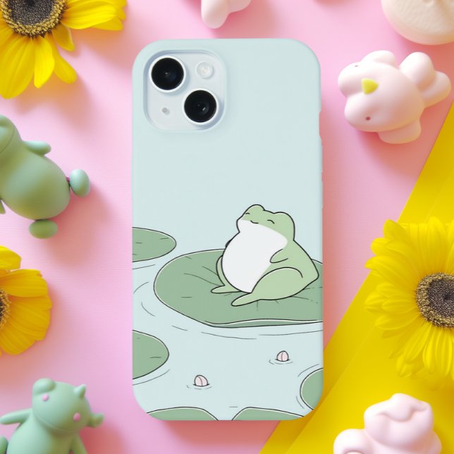 Coque iPhone 15 Petite grenouille mignonne (Créateur téléchargé)