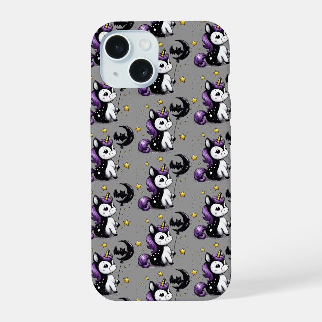 Coque iPhone 15 Petite Licorne (Verso)