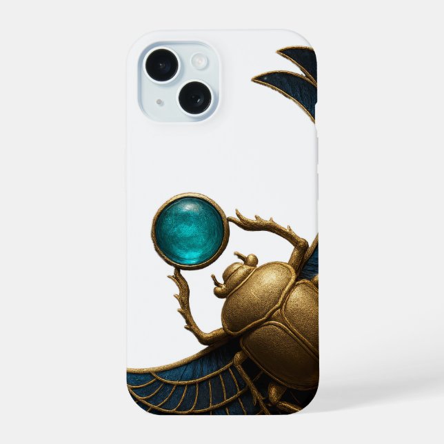 Coque iPhone 15 Pharaonic Beetle iPhone 15 Pro Max Case (Verso)