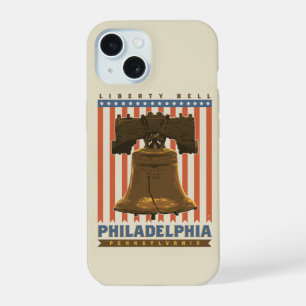 Coque iPhone 15 Philadelphie Liberty Bell