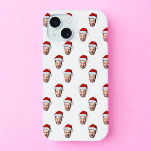 Coque iPhone 15 Photo sur mesure Santa Hat Cadeau de Noël