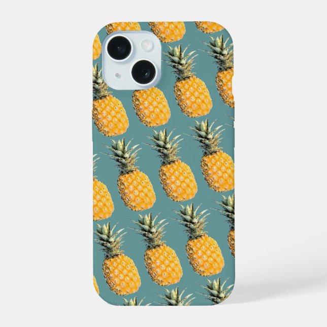 Coque iPhone 15 pineapple (Verso)