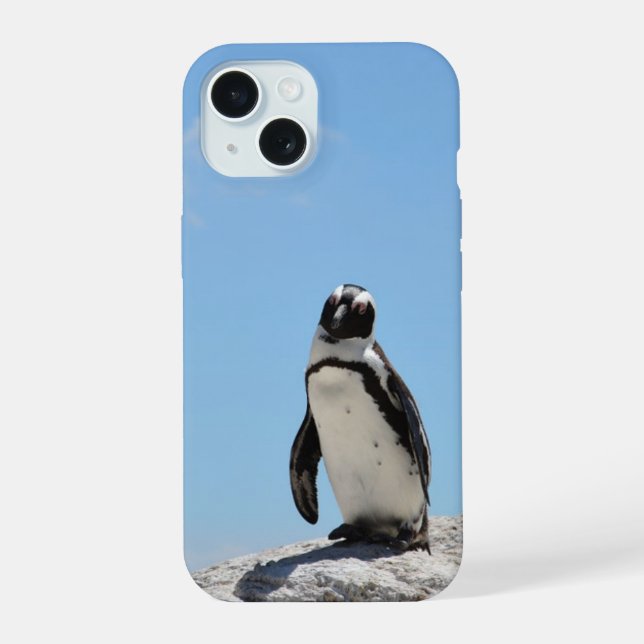 Coque iPhone 15 Pingouin unique (Verso)