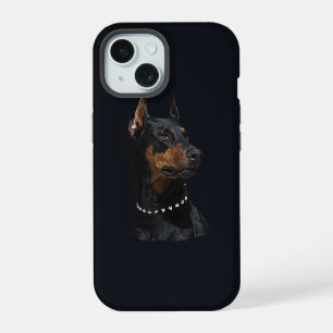 Coque iPhone 15 Pinscher Doberman