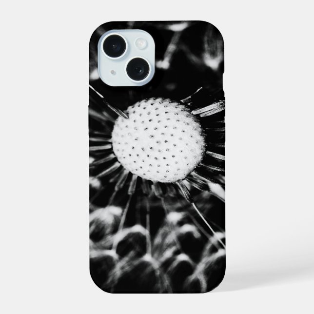 Coque iPhone 15 pissenlit blacq (Verso)