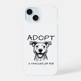 Coque iPhone 15 Pit Bull Advocacy - dossier téléphonique