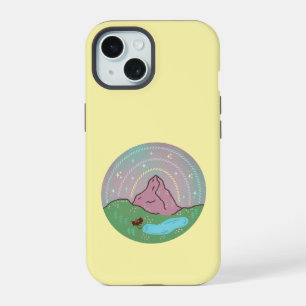 Coque iPhone 15 Planète d'origine de Mothman Art folklorique cos