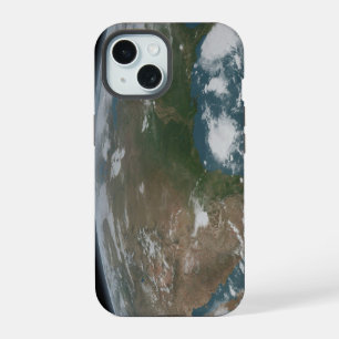 Coque iPhone 15 Planète Terre panoramique et les États-Unis. 2
