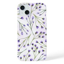 Coque iphone floral lavande