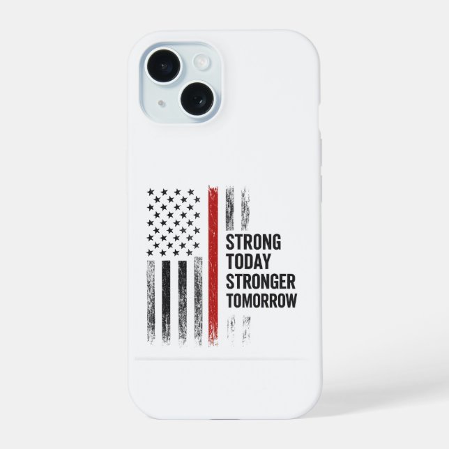 Coque iPhone 15 Plus fort demain (Verso)