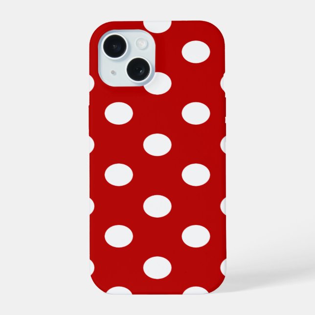 Coque iPhone 15 Pois (Verso)