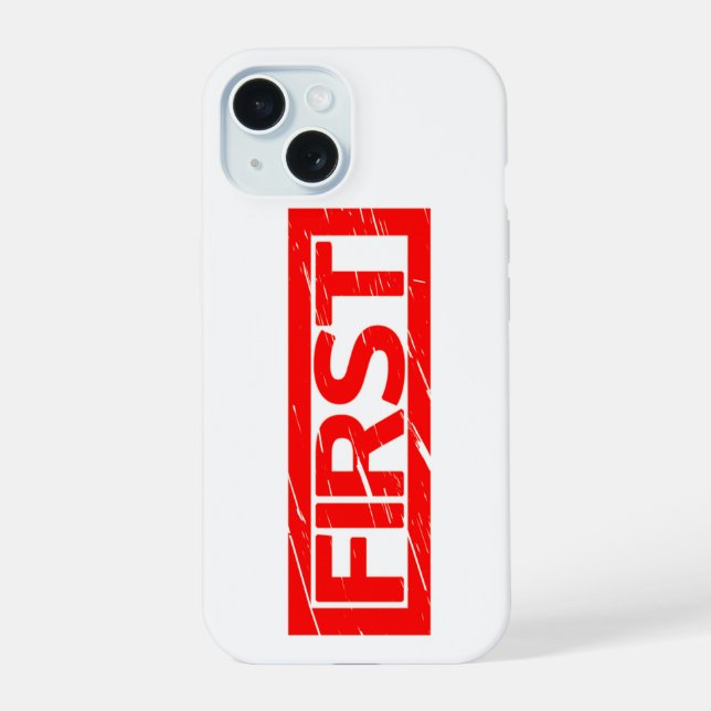 Coque iPhone 15 Premier timbre (Verso)