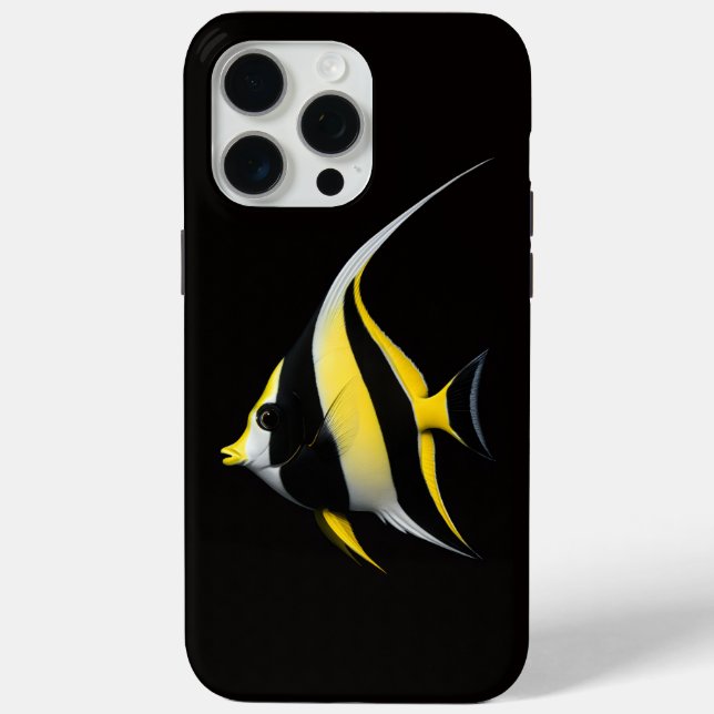 Coque iPhone 15 Pro Max Black 4 Luxe, Moorish Idol (Verso)