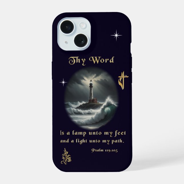 Coque iPhone 15 Psaume 119 (Verso)