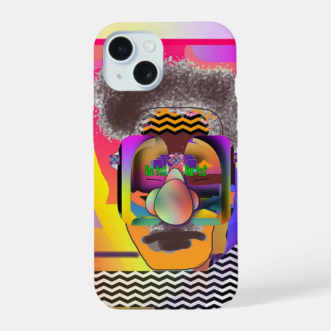 Coque iPhone 15 Quel autre visage laid (Verso)