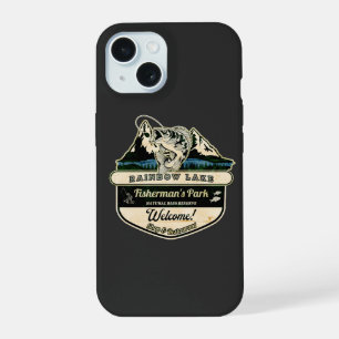 COQUE iPhone 15 RAINBOW LAKE FISHERMAN'S PARK - AMATEUR DE PÊCHE