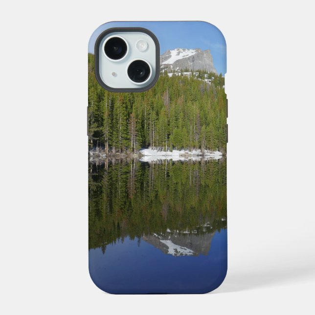 Coque iPhone 15 Reflet du Bear Lake I (Verso)