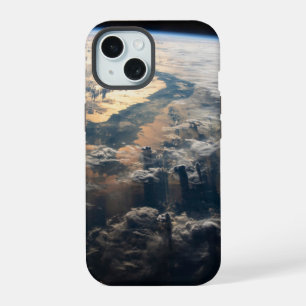 Coque iPhone 15 Reflets du soleil sur la mer de Célèbes en Asie du