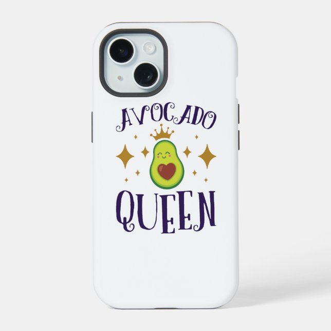Coque iPhone 15 Reine de l'avocat (Verso)