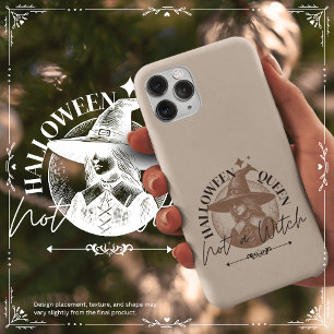 Coque iPhone 15 Reine d'Halloween, pas une sorcière