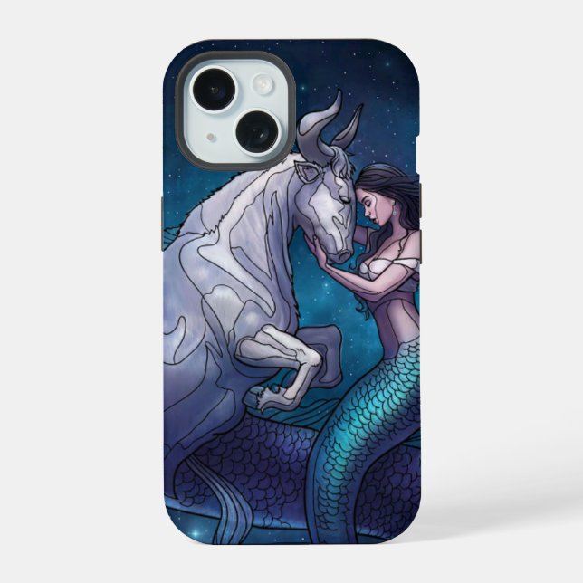 Coque iPhone 15 Rencontre mystique (Verso)