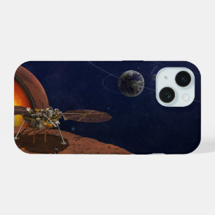Coque iPhone 15 Représentation par l'artiste de l'atterrisseur Ins