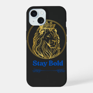 Coque iPhone 15 Restez audacieux – Conception royale de Lion King