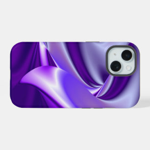Coque iPhone 15 Rêves d'arc-en-ciel de fleurs violettes