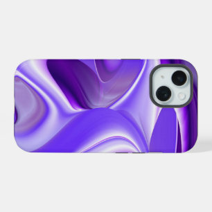 Coque iPhone 15 Rêves d'arc-en-ciel de fleurs violettes