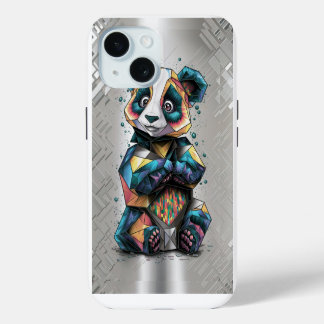Coque iPhone 15 Rêves de Panda : Conquérir l'Impossible