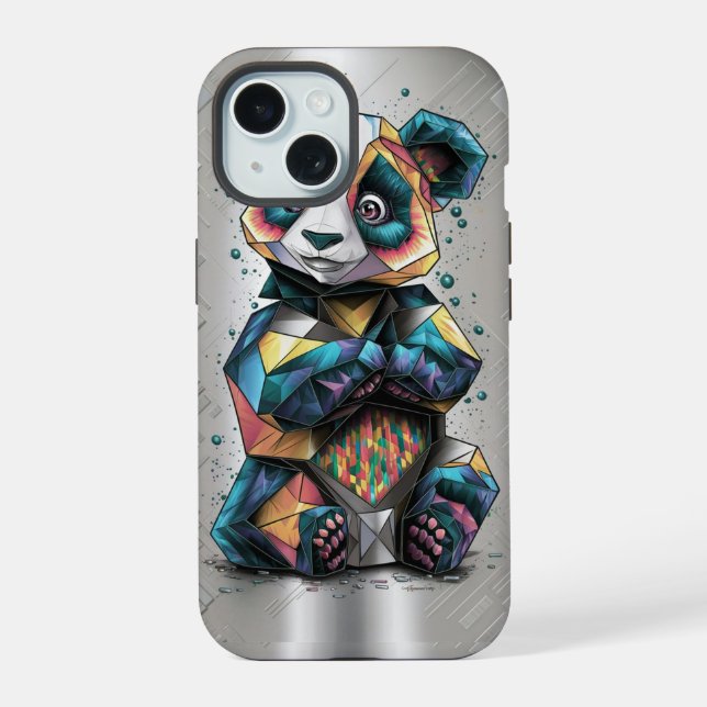 Coque iPhone 15 Rêves de Panda : Conquérir l'Impossible (Verso)