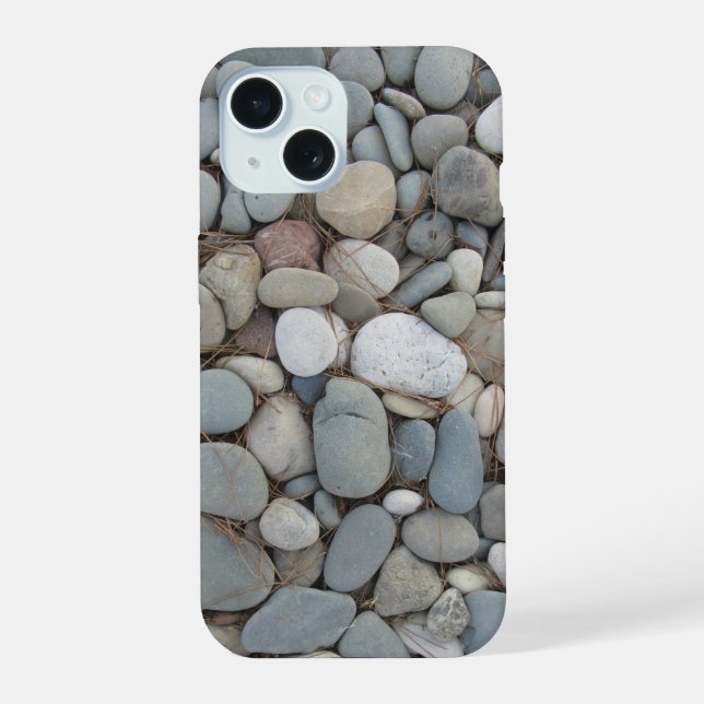 Coque iPhone 15 River Stones Automne Motifs (Verso)