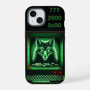 Coque iPhone 15 Robot Fox éffrayant