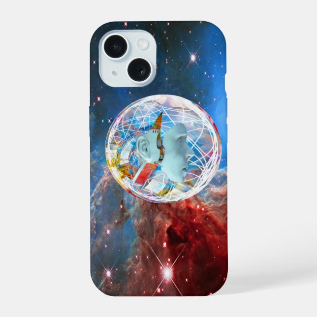 Coque iPhone 15 Robot Star (Verso)