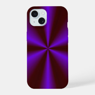Coque iPhone 15 Rose Rouge Pourpre Arc-en-ciel